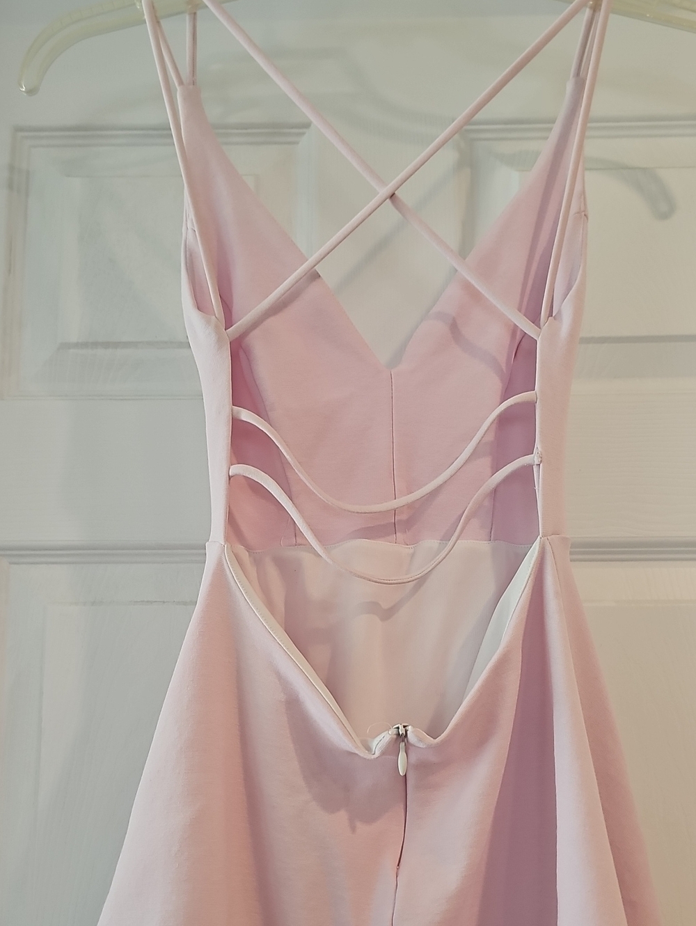 Lulu's Pale Pink Mini Dress - Picture 3 of 3